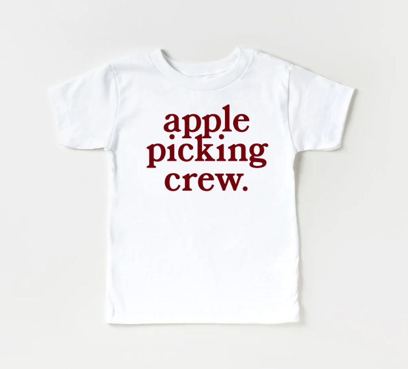 Apple Picking Crew Kids Tee