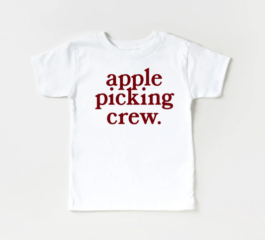 Apple Picking Crew Kids Tee