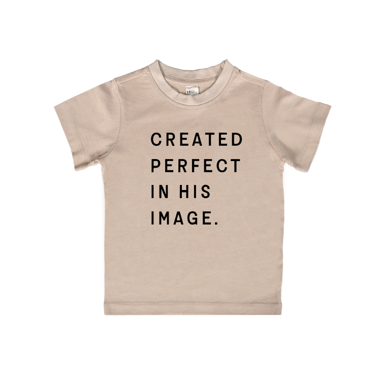 Created Perfect in His Image Kids Tee