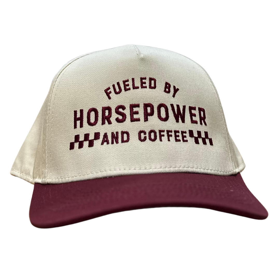 Fueled By Horsepower And Coffee Snapback