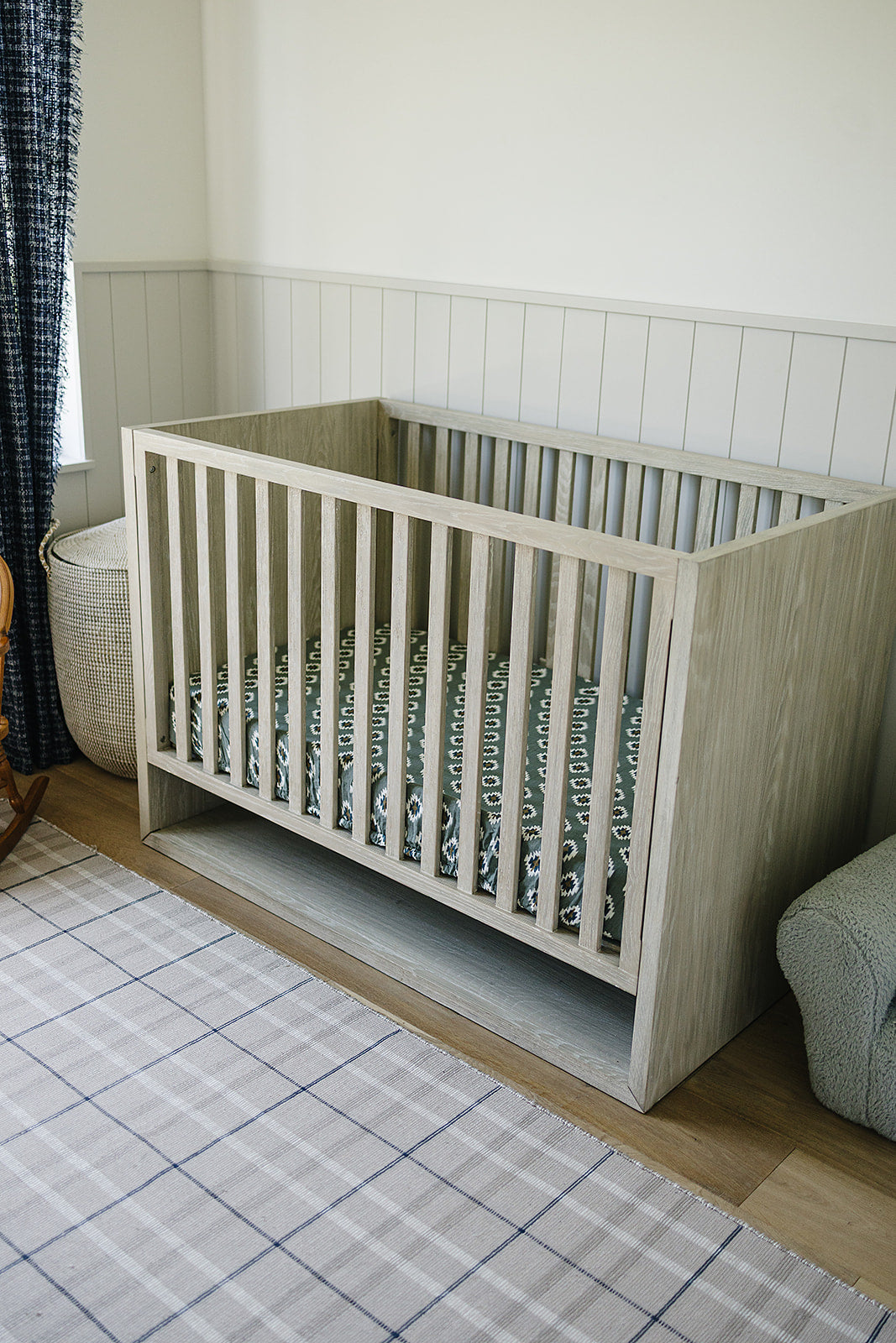 Southwest Aztec Muslin Crib Sheet