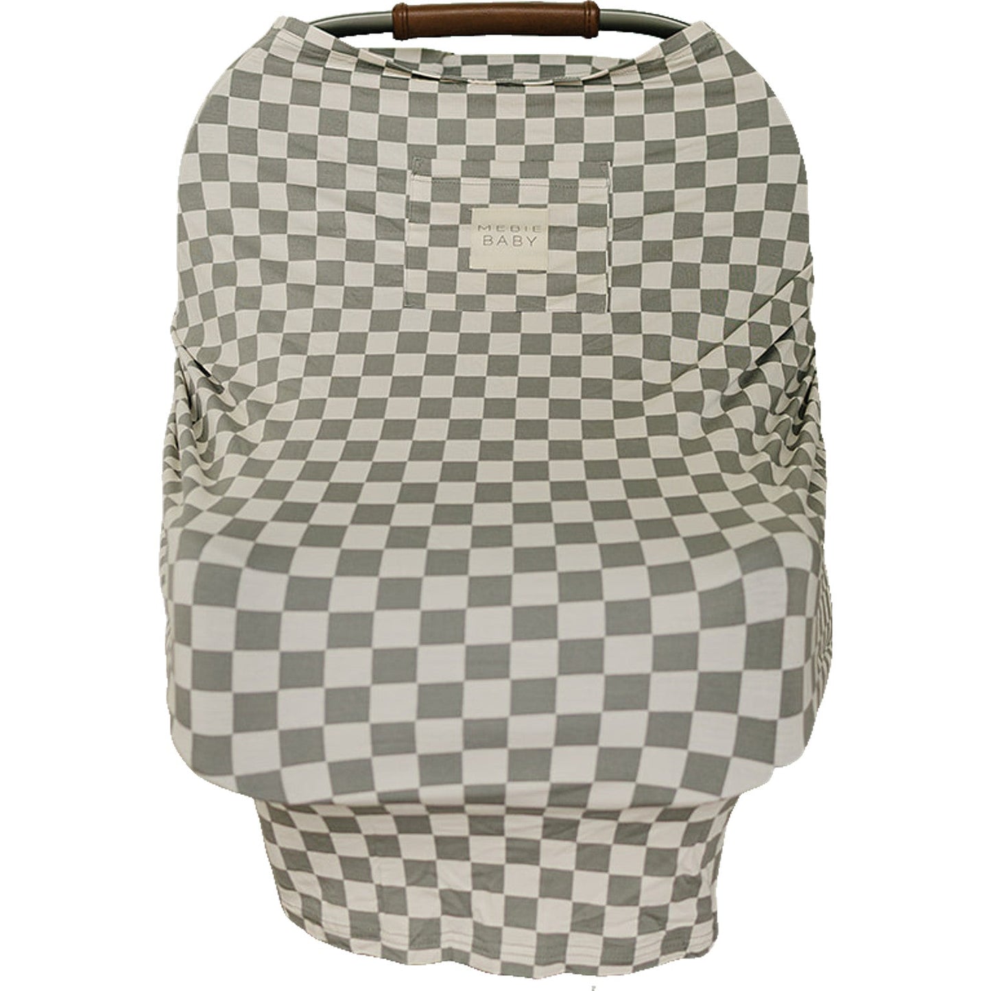 Light Green Checkered Bamboo Multi-Use Cover