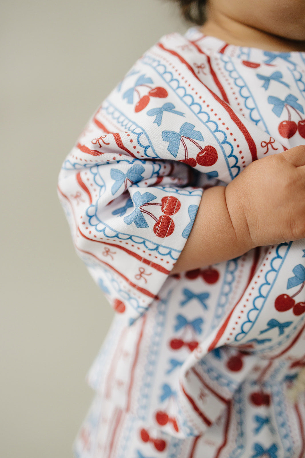 Shorts Set | Cherries & Stripes