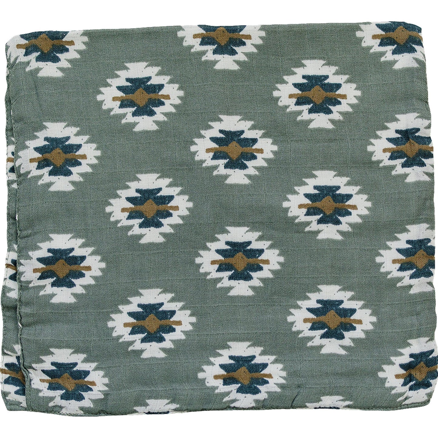 Southwest Aztec Muslin Burp Cloth