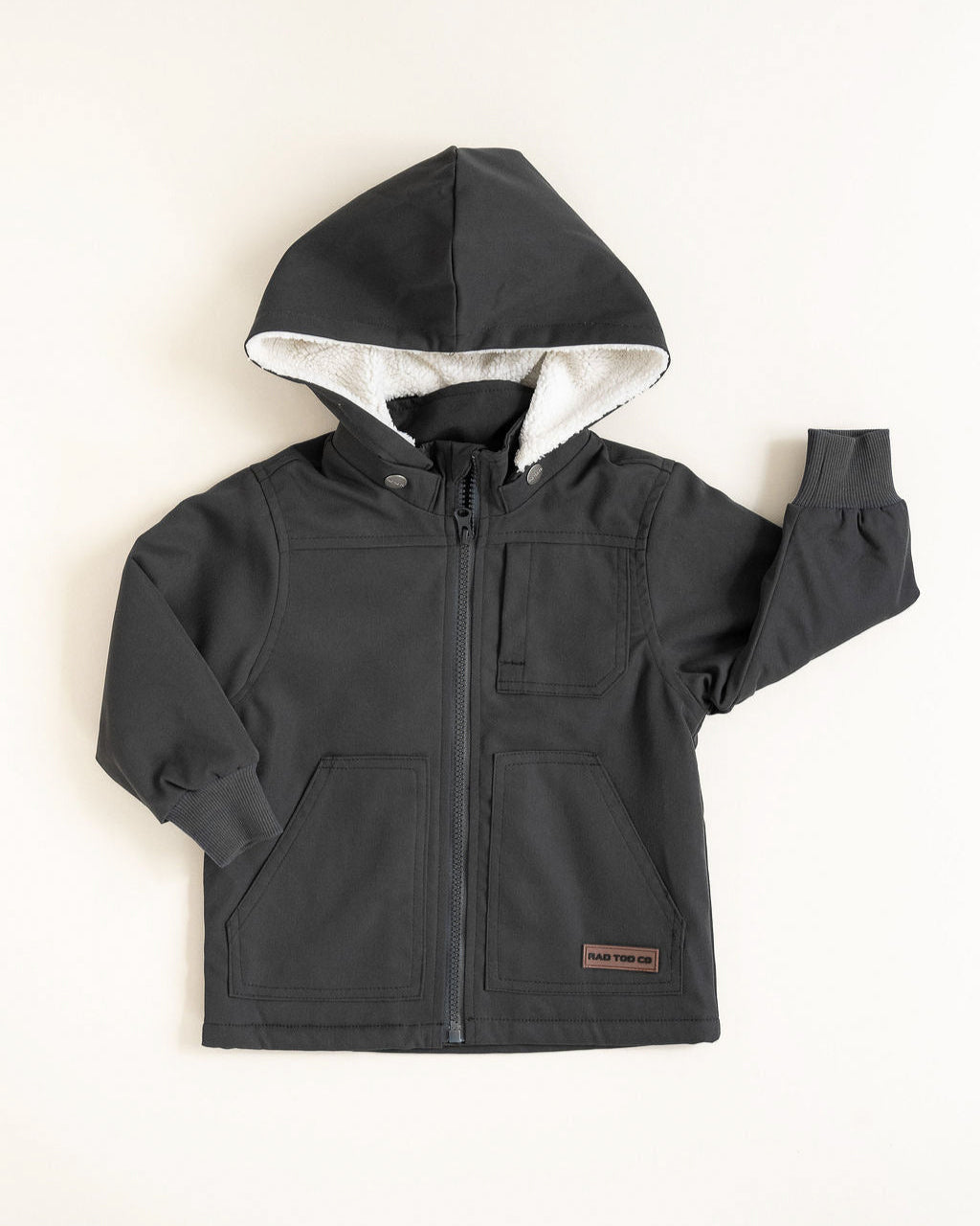 REMOVABLE HOODIE BANXS JACKET - CHARCOAL