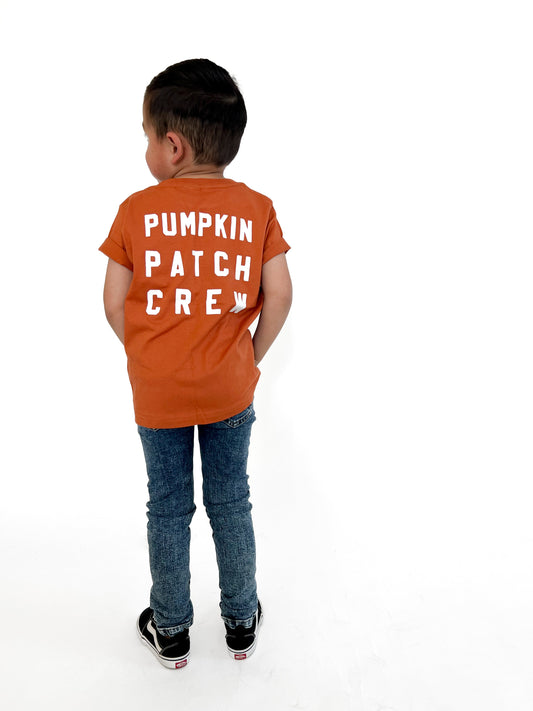 Pumpkin Patch Crew Classic Child Tee - White Design