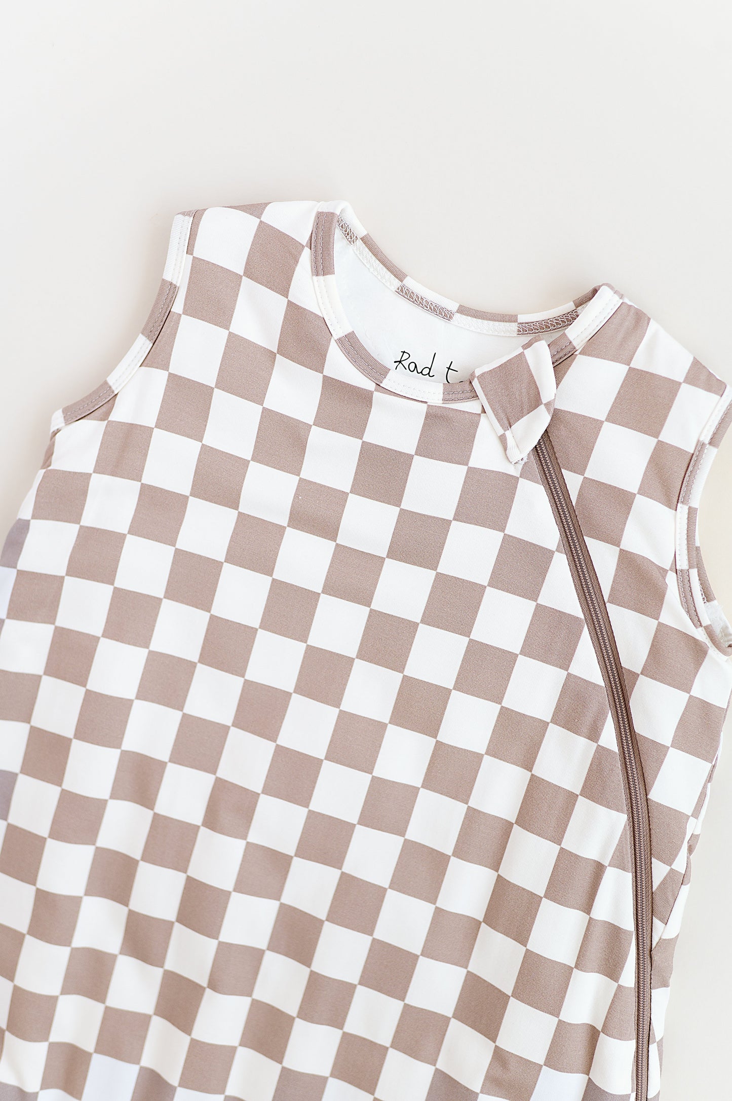 BAMBOO SLEEP BAG - TAN CHECKERS