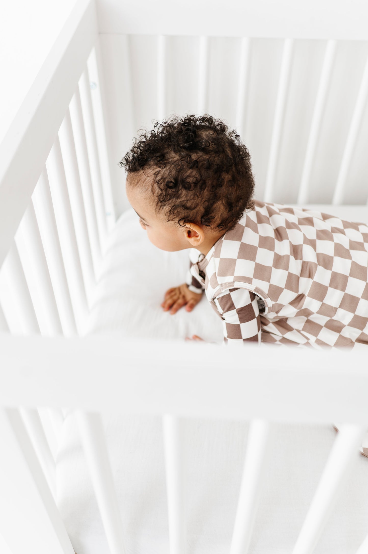 BAMBOO SLEEP BAG - TAN CHECKERS