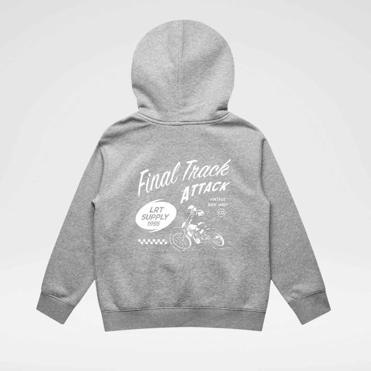 THE FINAL TRACK ATTACK HOODIE - RECYCLED GRAY