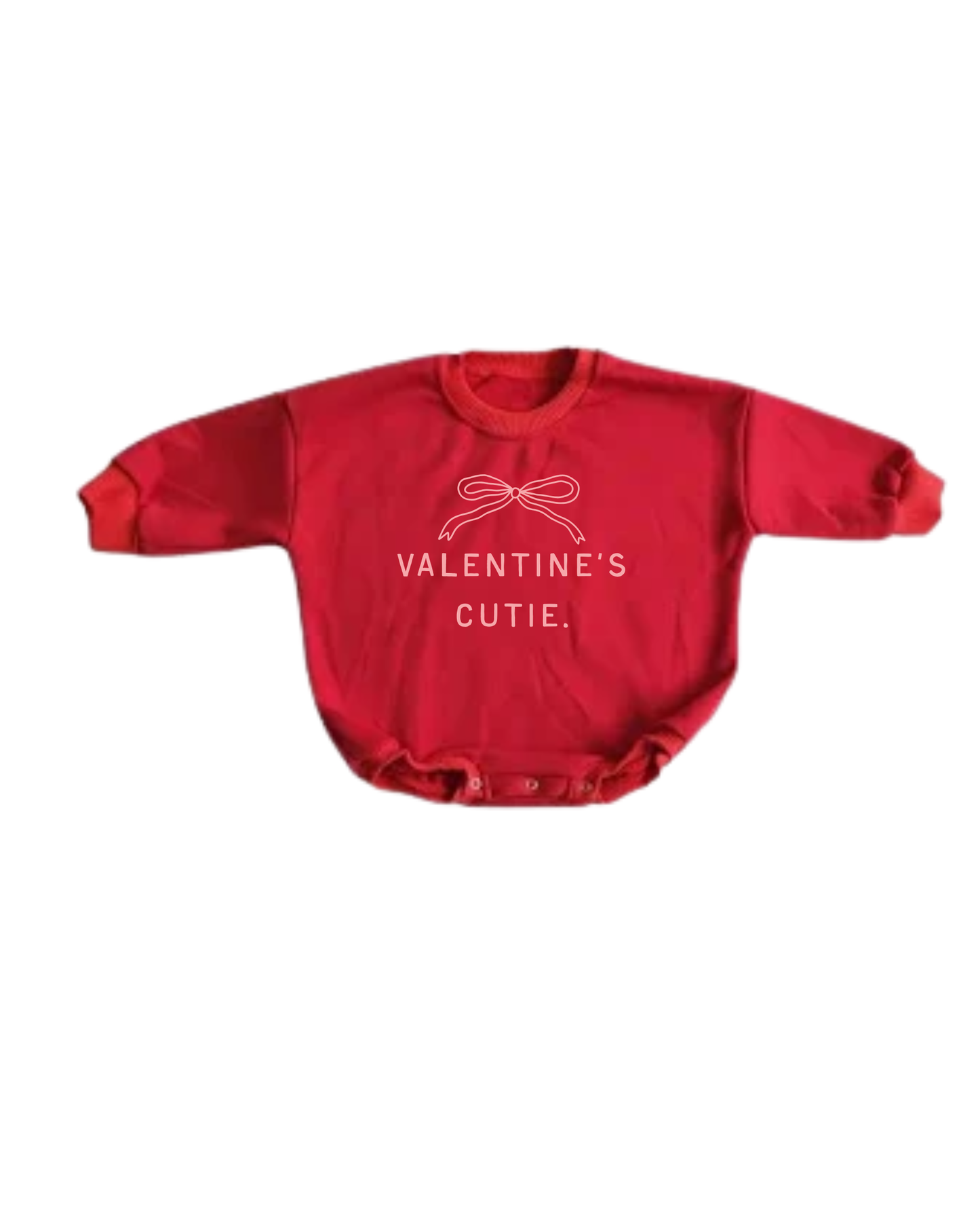 Valentine's Cutie Bubble Romper