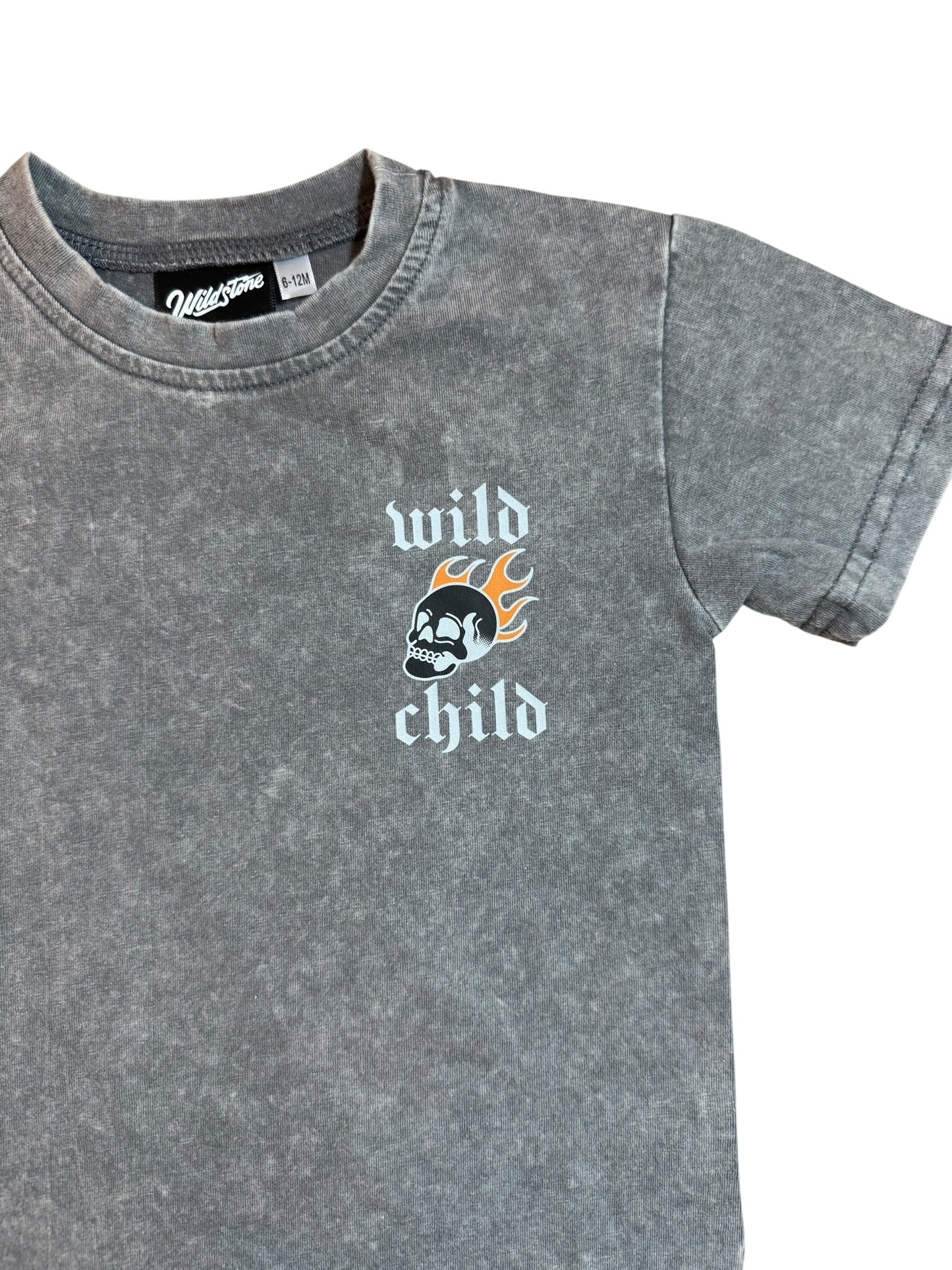 Wild Burn Acid Wash Tee