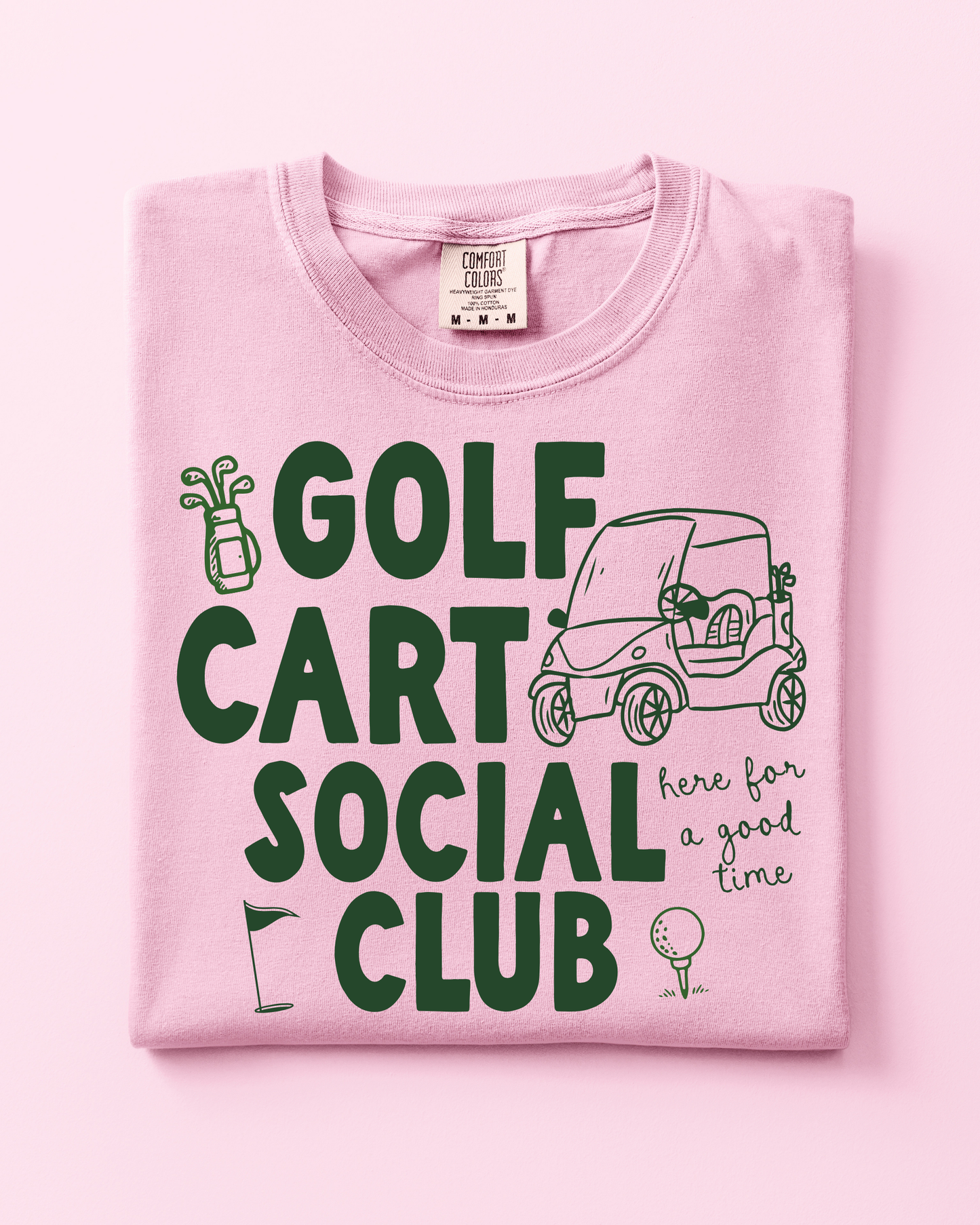 Golf Cart Social CLUB Tee