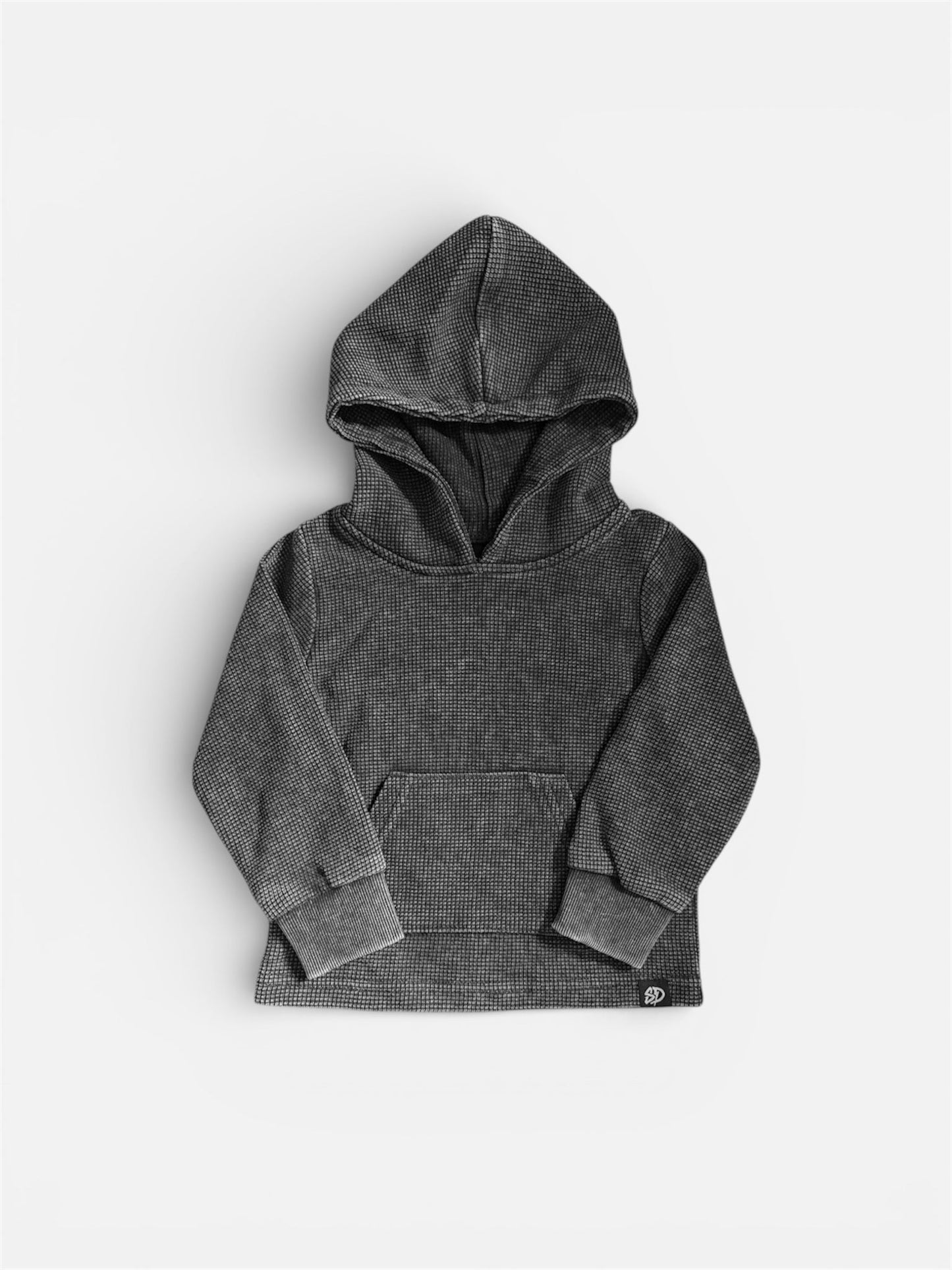 STORM WASHED • WAFFLE HOODED LONG SLEEVE