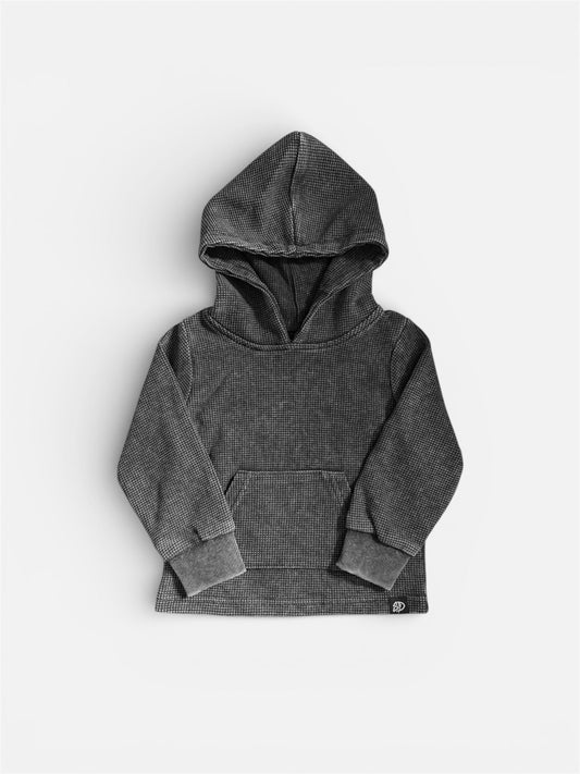 STORM WASHED • WAFFLE HOODED LONG SLEEVE