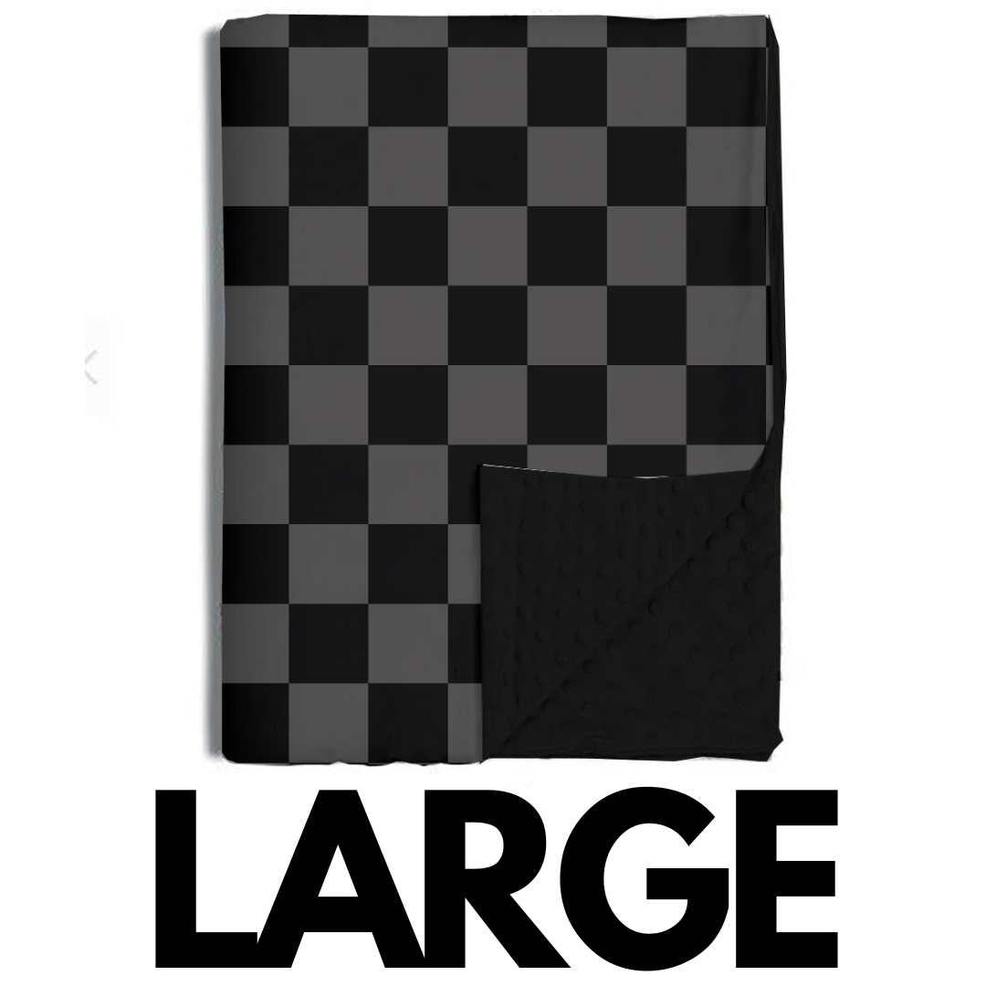 Stealth Checker Blankets / PREORDER: shipping Nov 16 - Dec 9