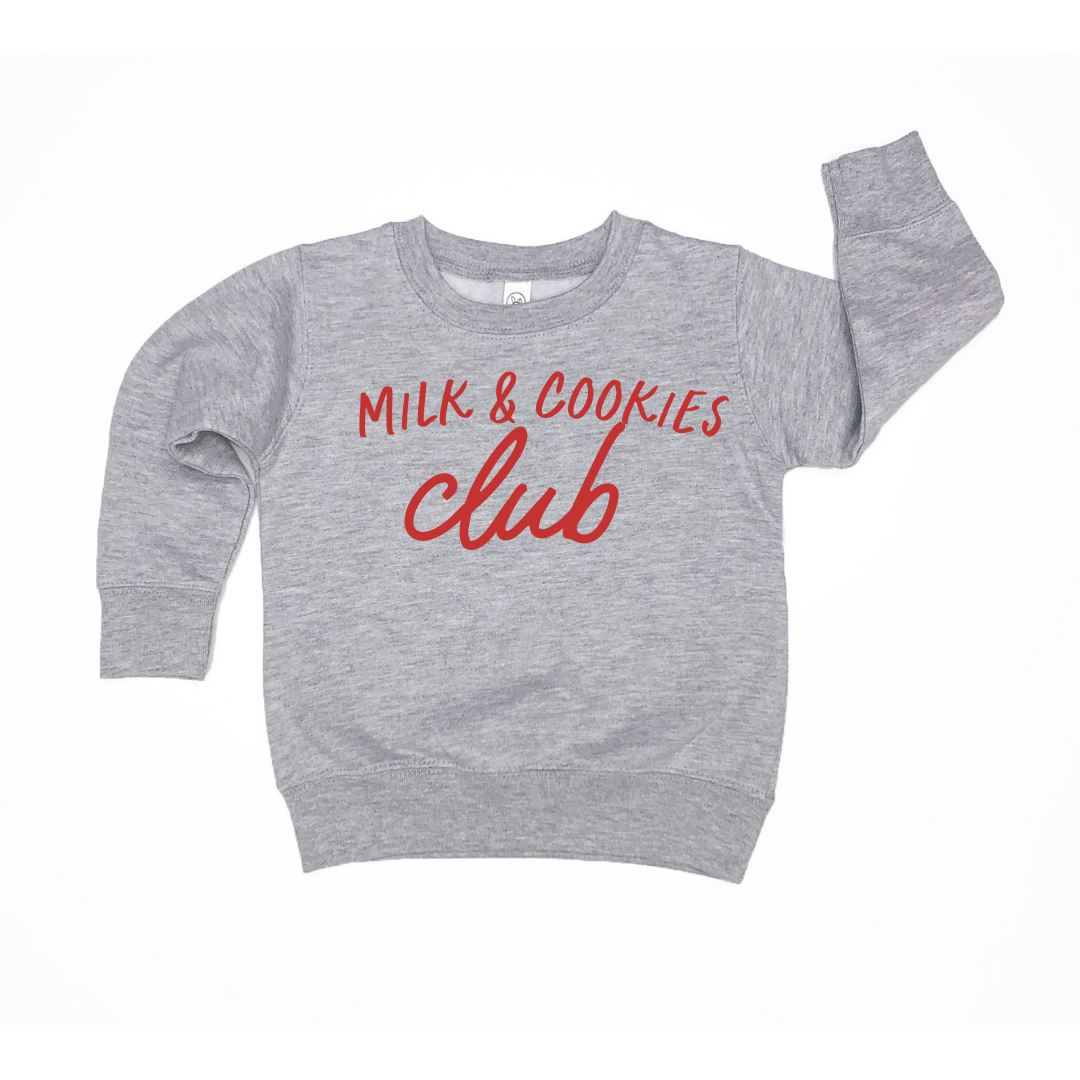 Milk + Cookies Club Kids Pullover