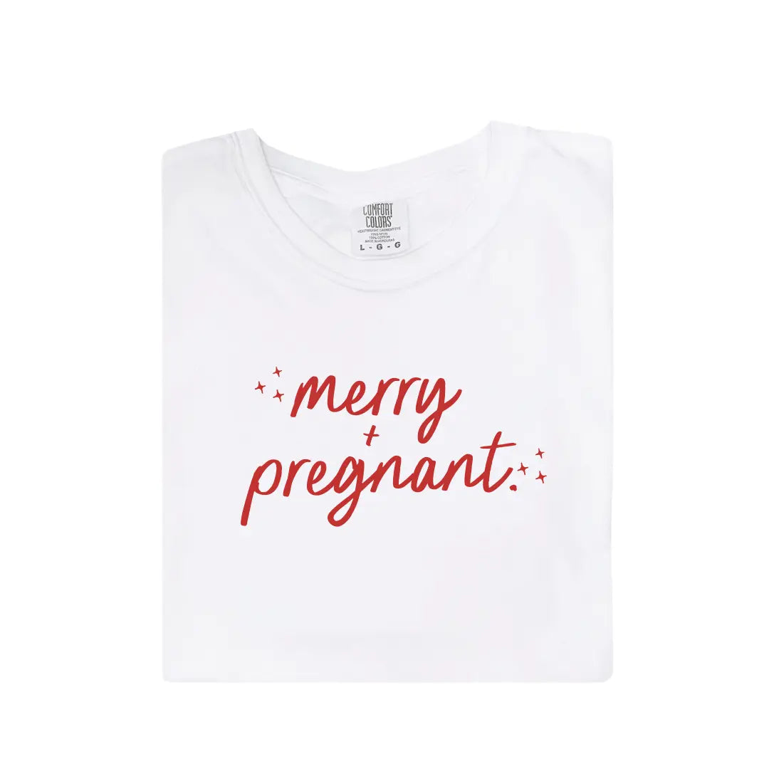 Merry + Pregnant Tee