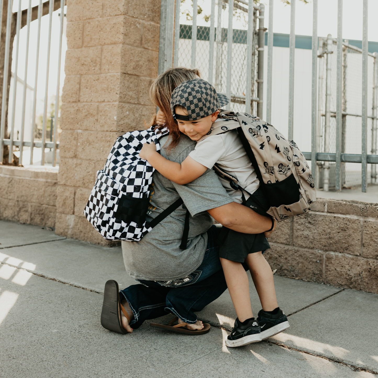 Classic Checker Backpacks