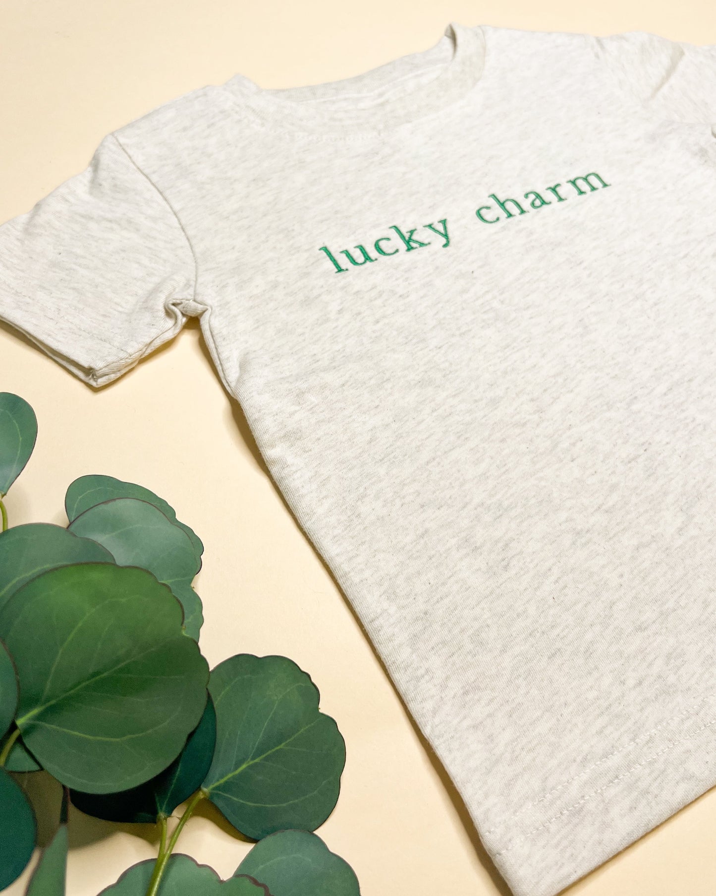 Lucky Charm Embroidered Child Tee