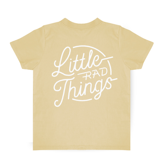 [LIMITED EDITION] RAD CIRCLE LOGO TEE - BUTTER