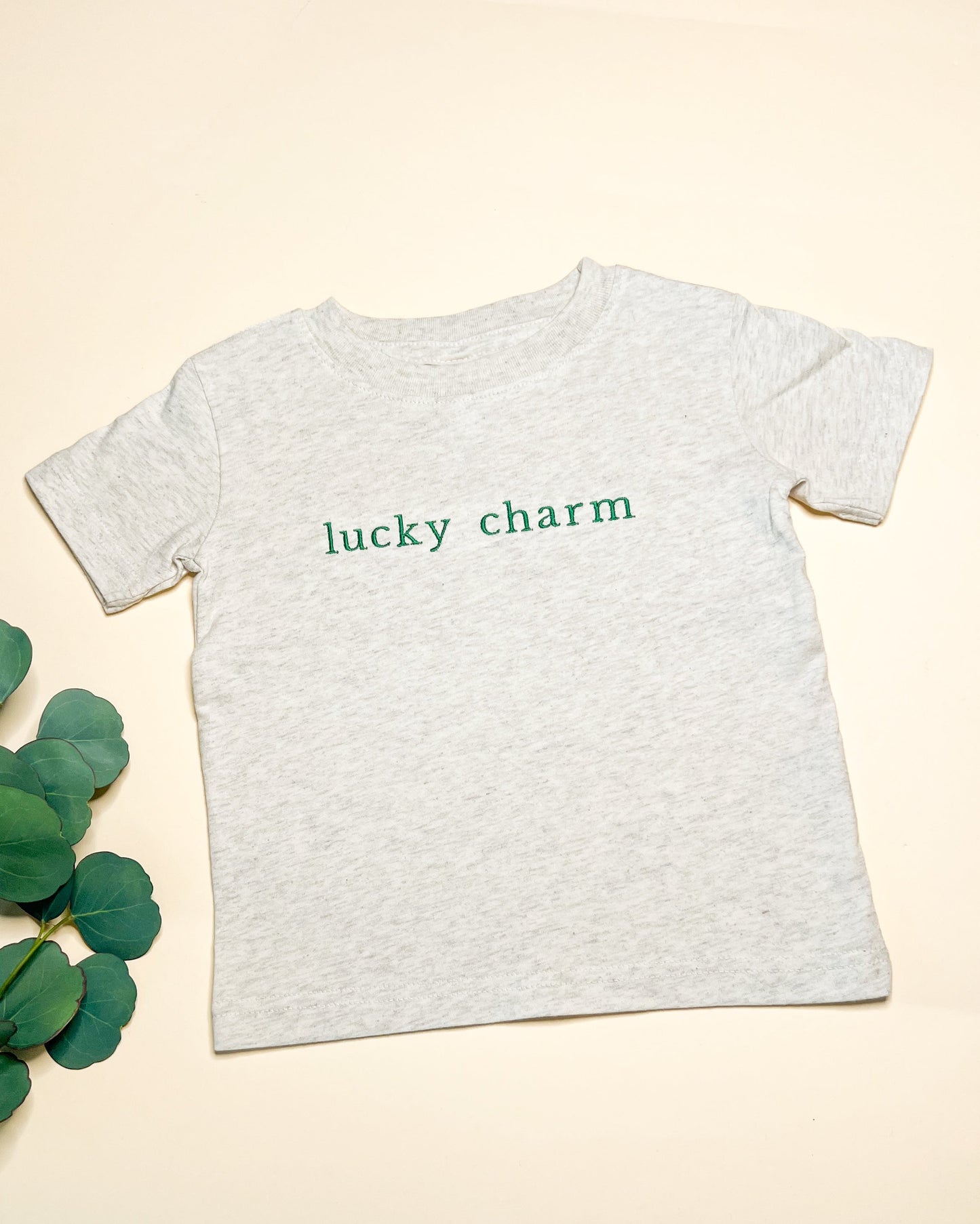 Lucky Charm Embroidered Child Tee