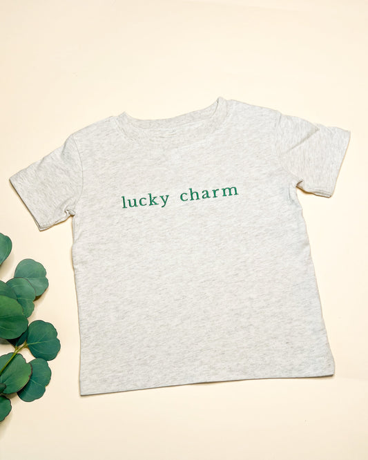 Lucky Charm Embroidered Child Tee