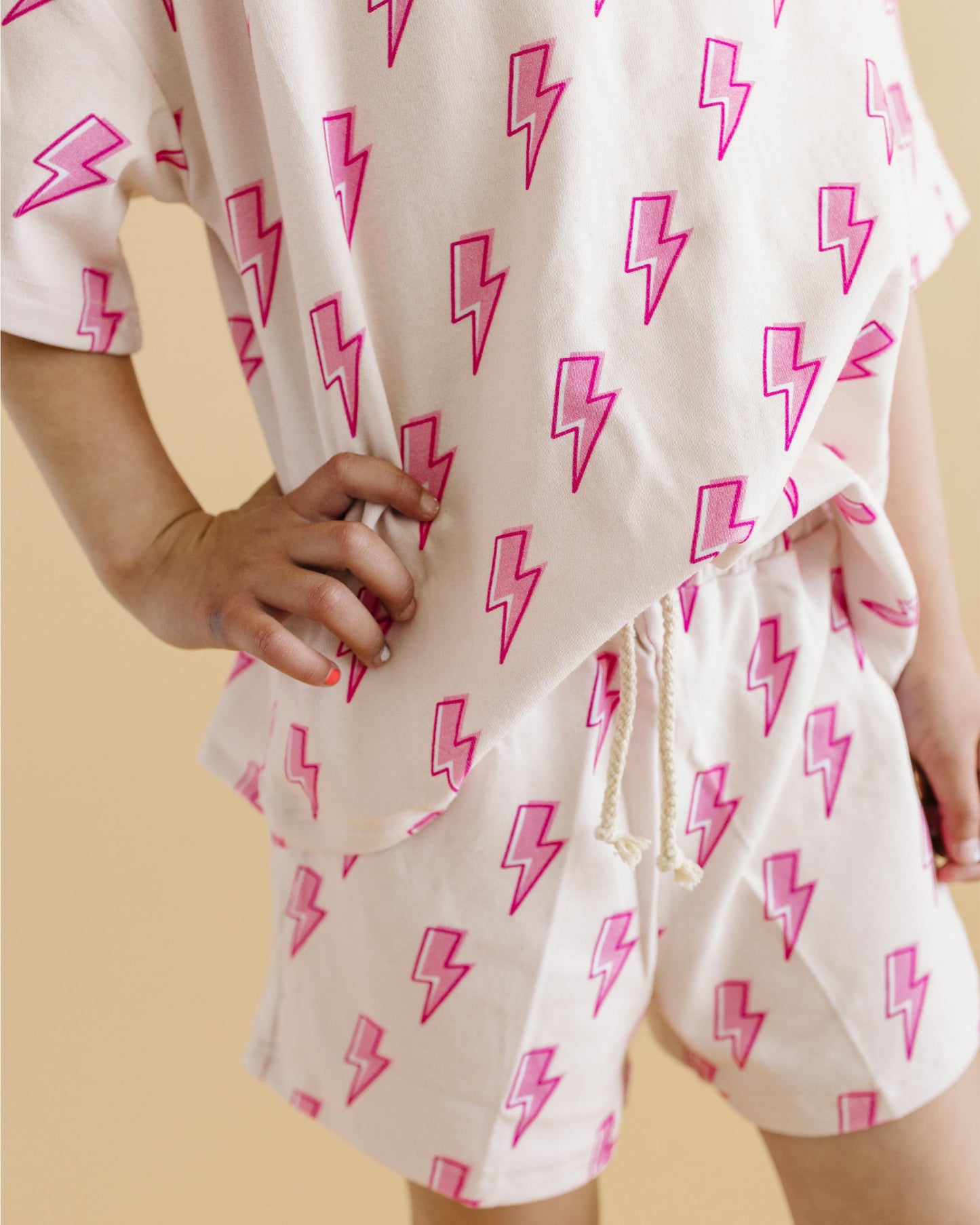 Shorts Set | Pink Bolts