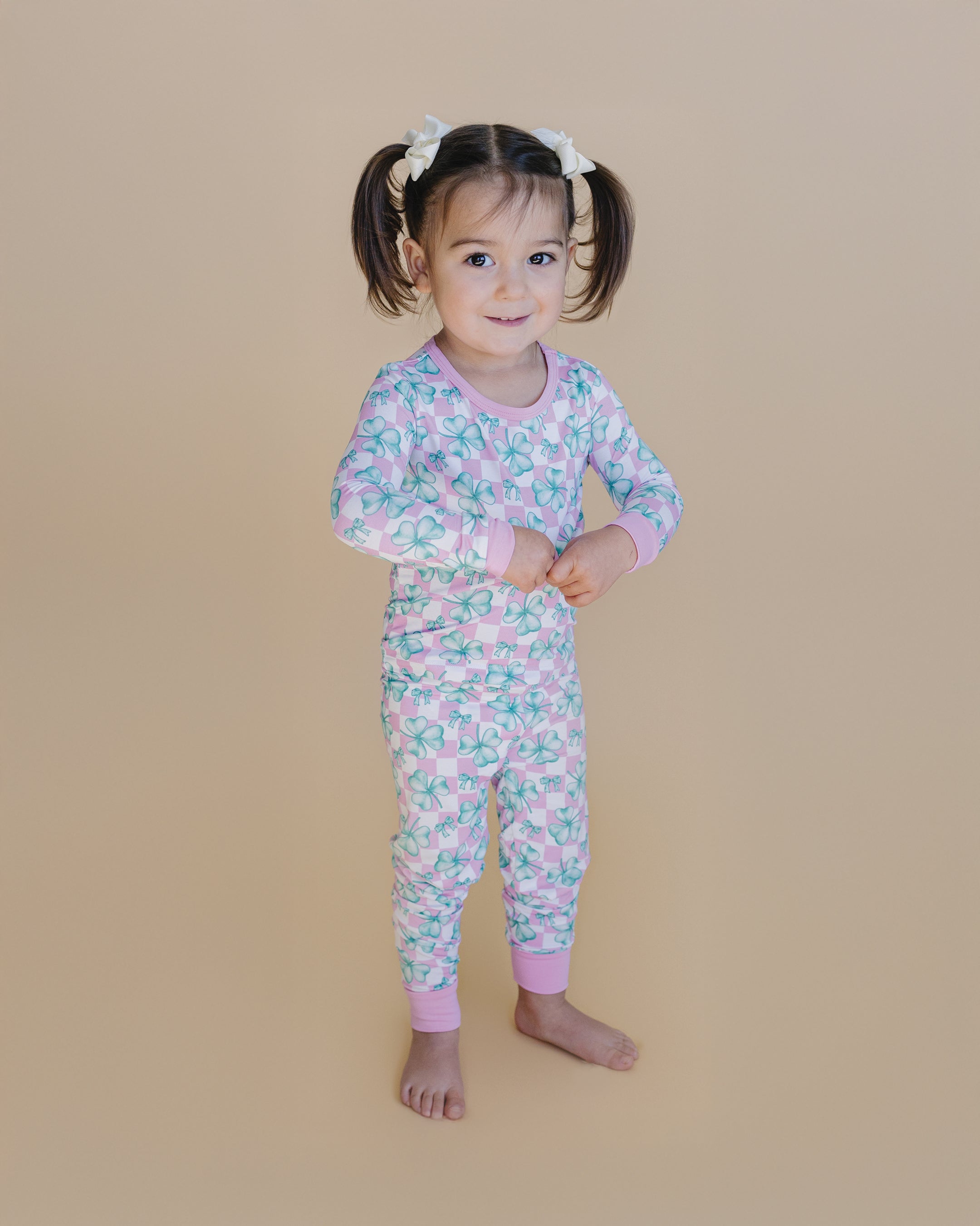 Bamboo Two Piece Set | Shamrock & Bows