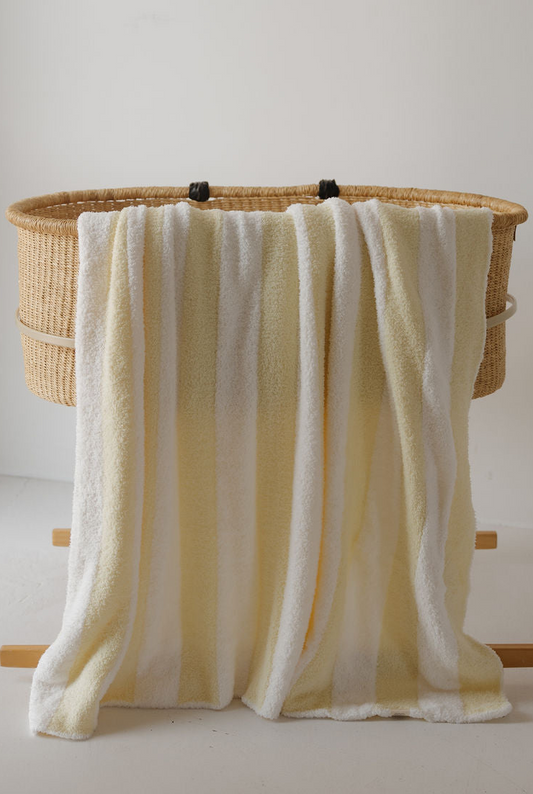 Plush Blanket | Sunny Stripe