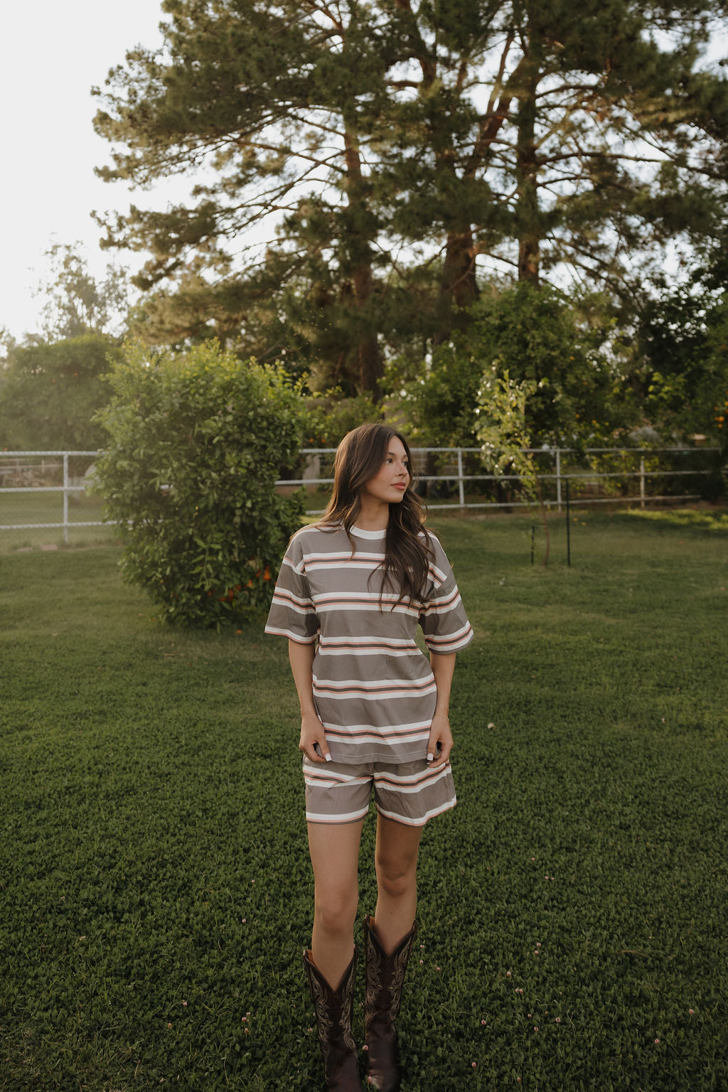 Women's Short Set | Sedona Stripe