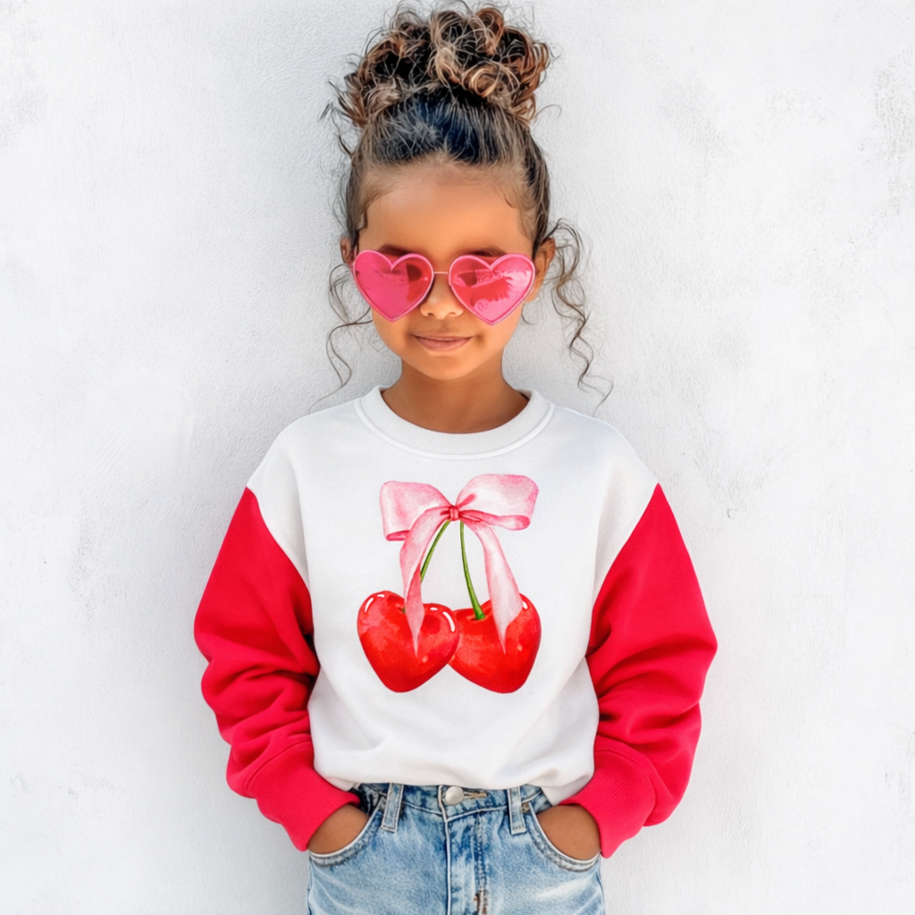 Cherry Hearts | Colorblock