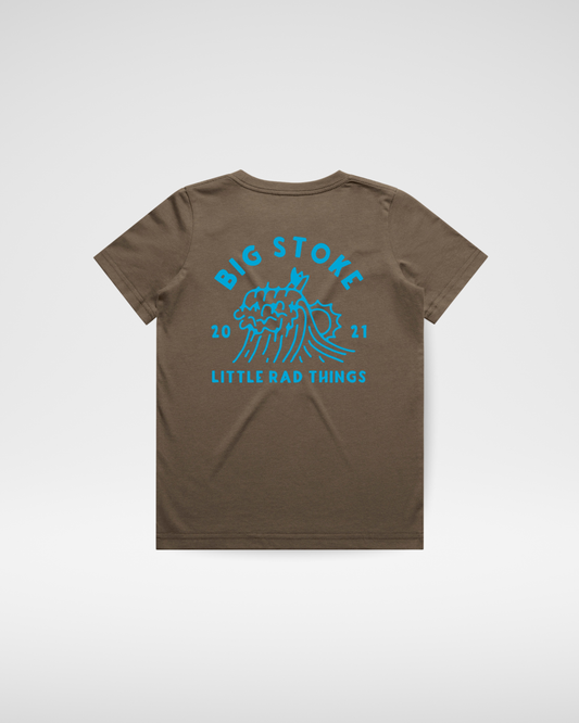 THE CLOUDBREAK TEE - BROWN