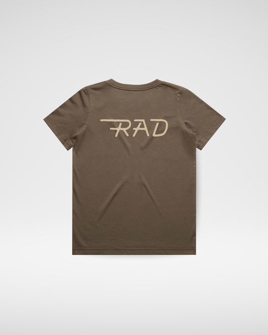 THE RAD TEE - BROWN