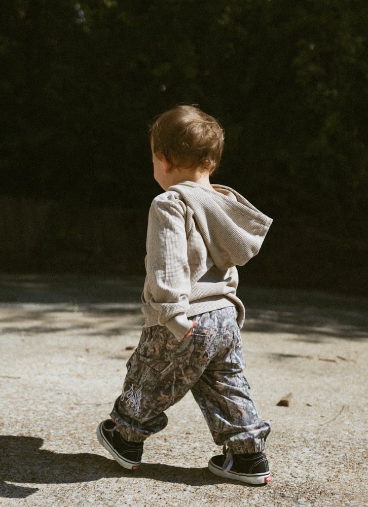 CAMO FLAME • CARGO JOGGERS