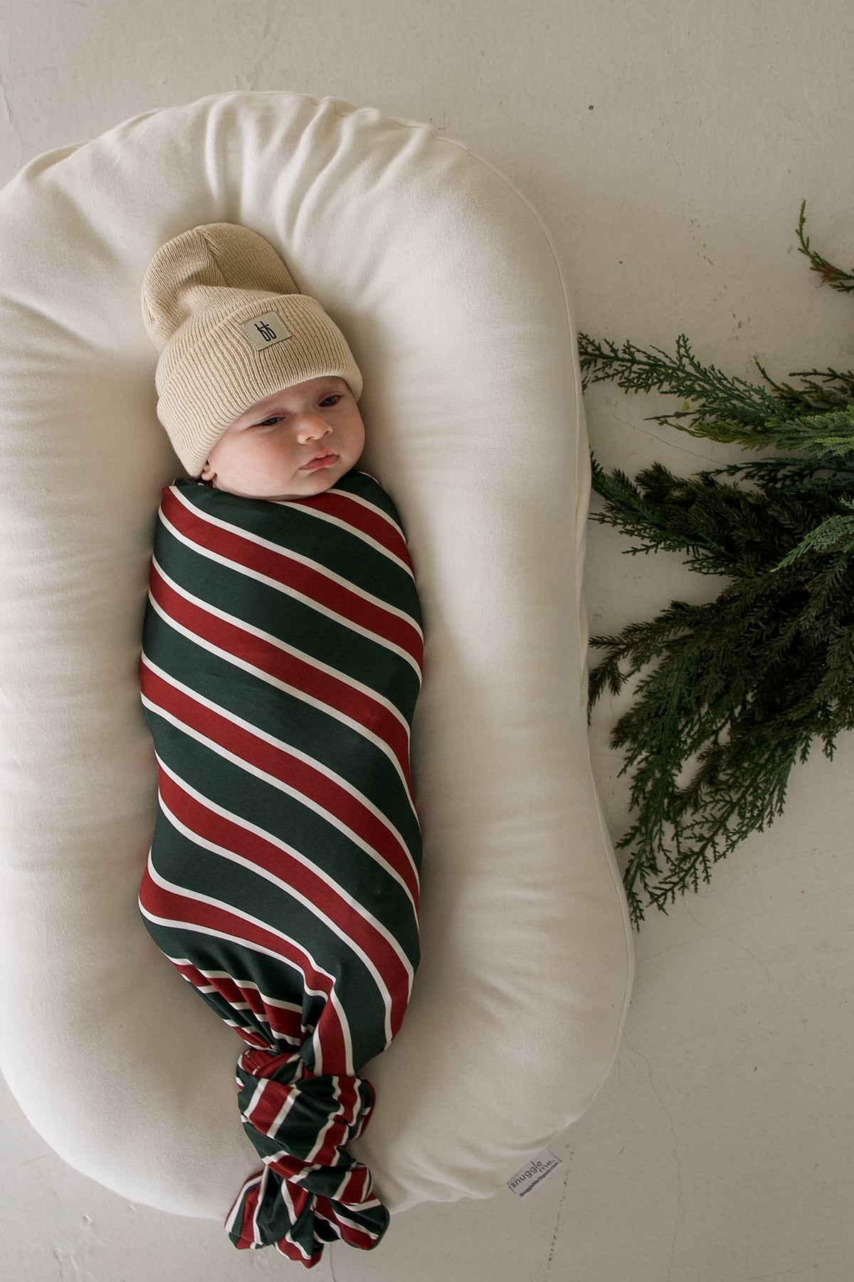 Bamboo Swaddle | Holiday Stripe