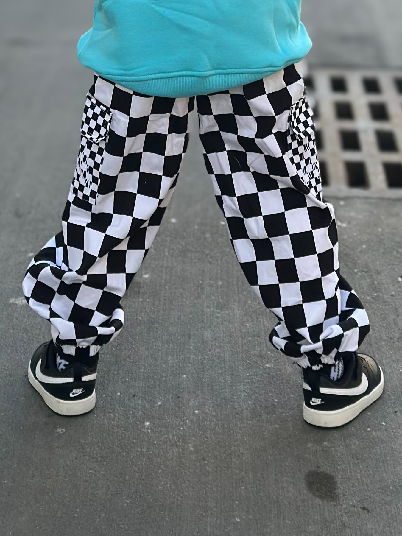 CHECK REMIX FLAME • CARGO JOGGERS