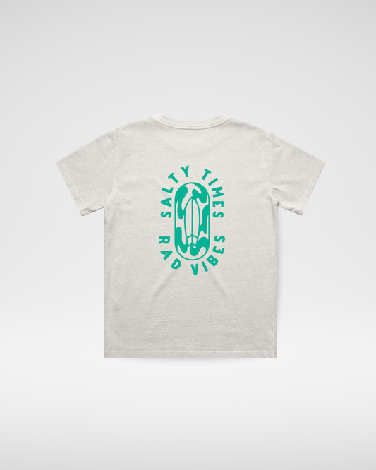 SALTY TIMES TEE - CREAM