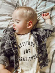 Attitude for Gratitude Bubble Romper