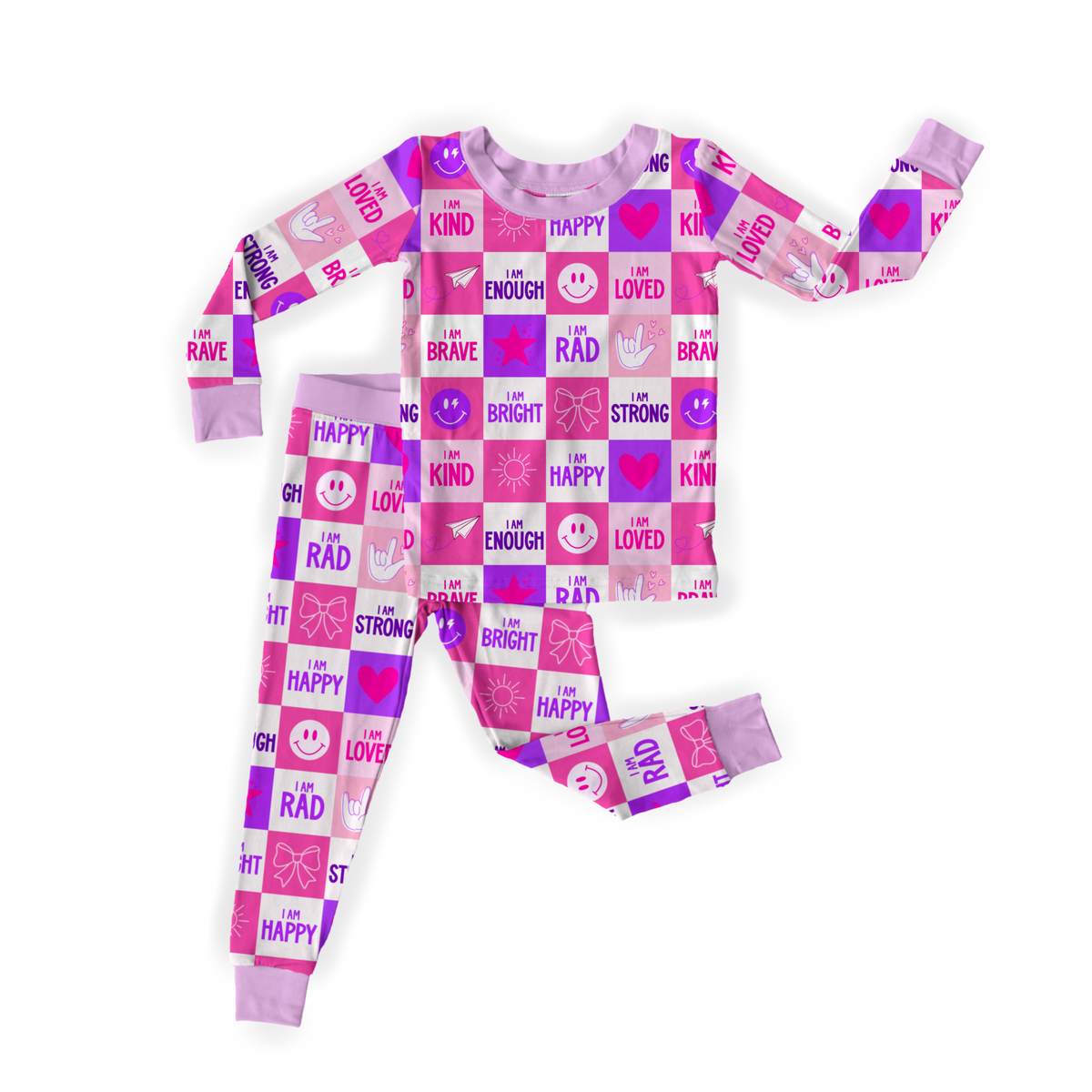Dream Big Affirmation Pajamas- 2 piece set (G)