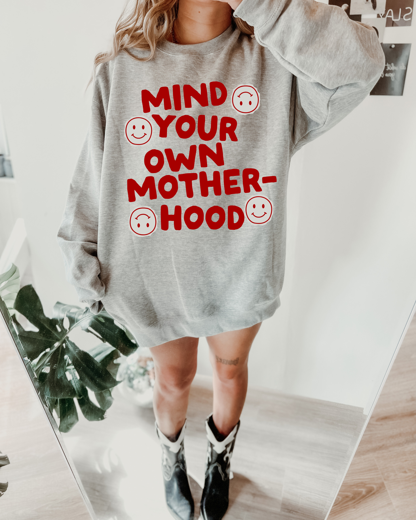 Mind Your Own Motherhood Pullover - NEW