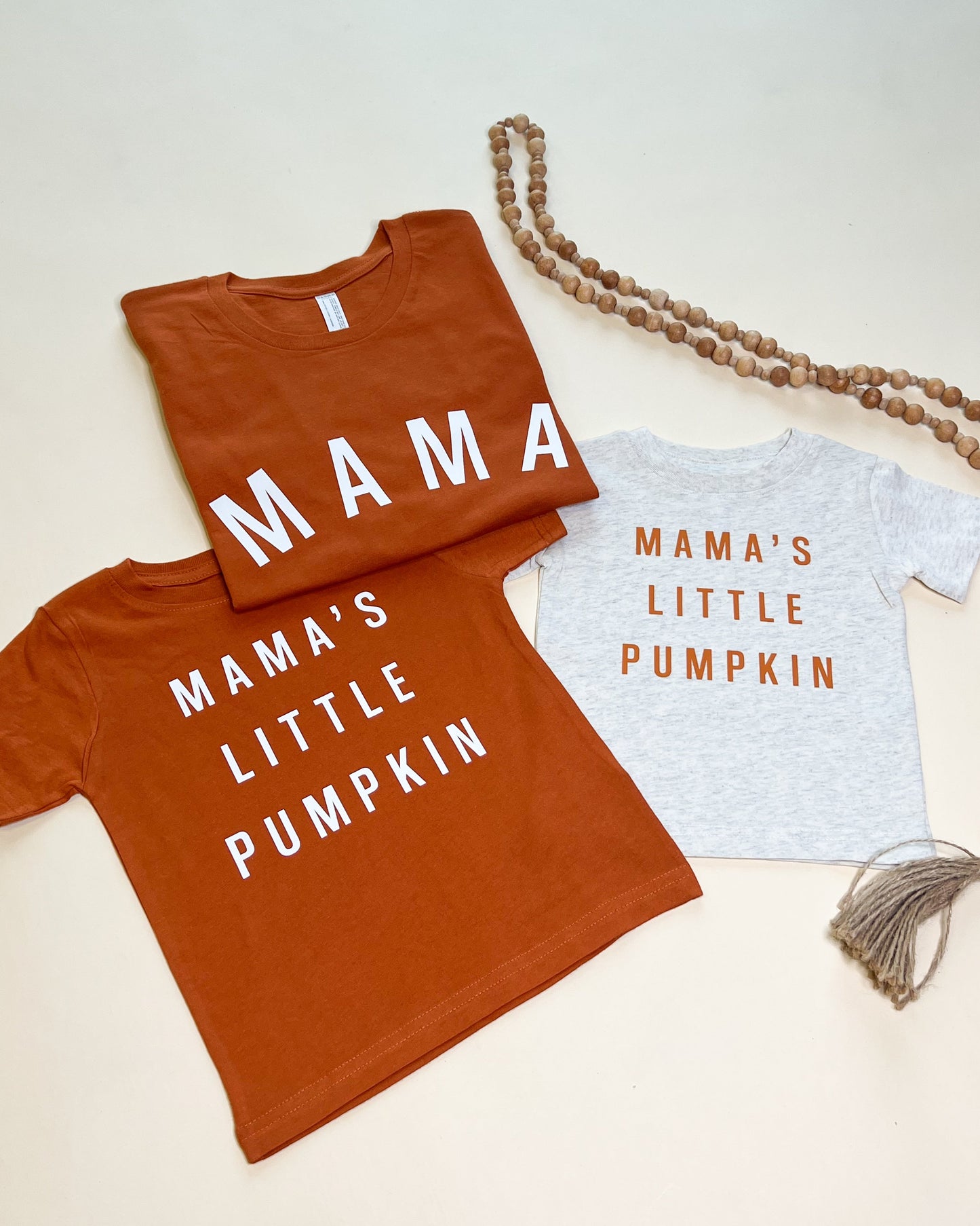 Mama's Little Pumpkin Child Classic Tee - White Design