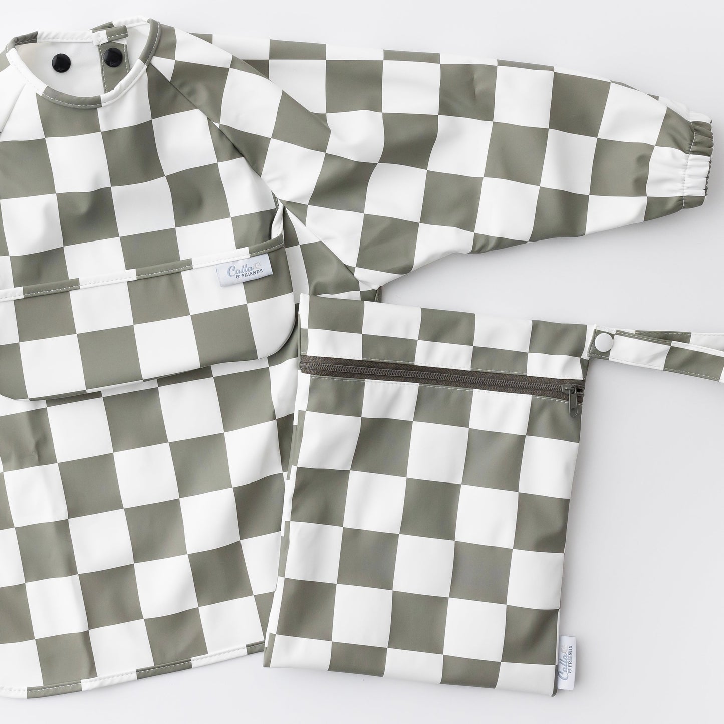 The Grayson Long Sleeve Bib - Checkered