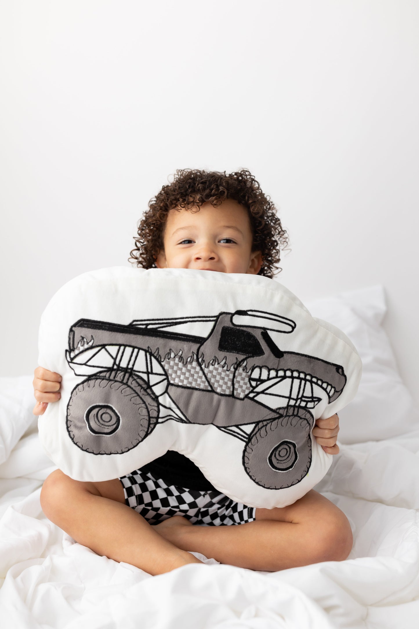 Crush Crew Checker Pillow