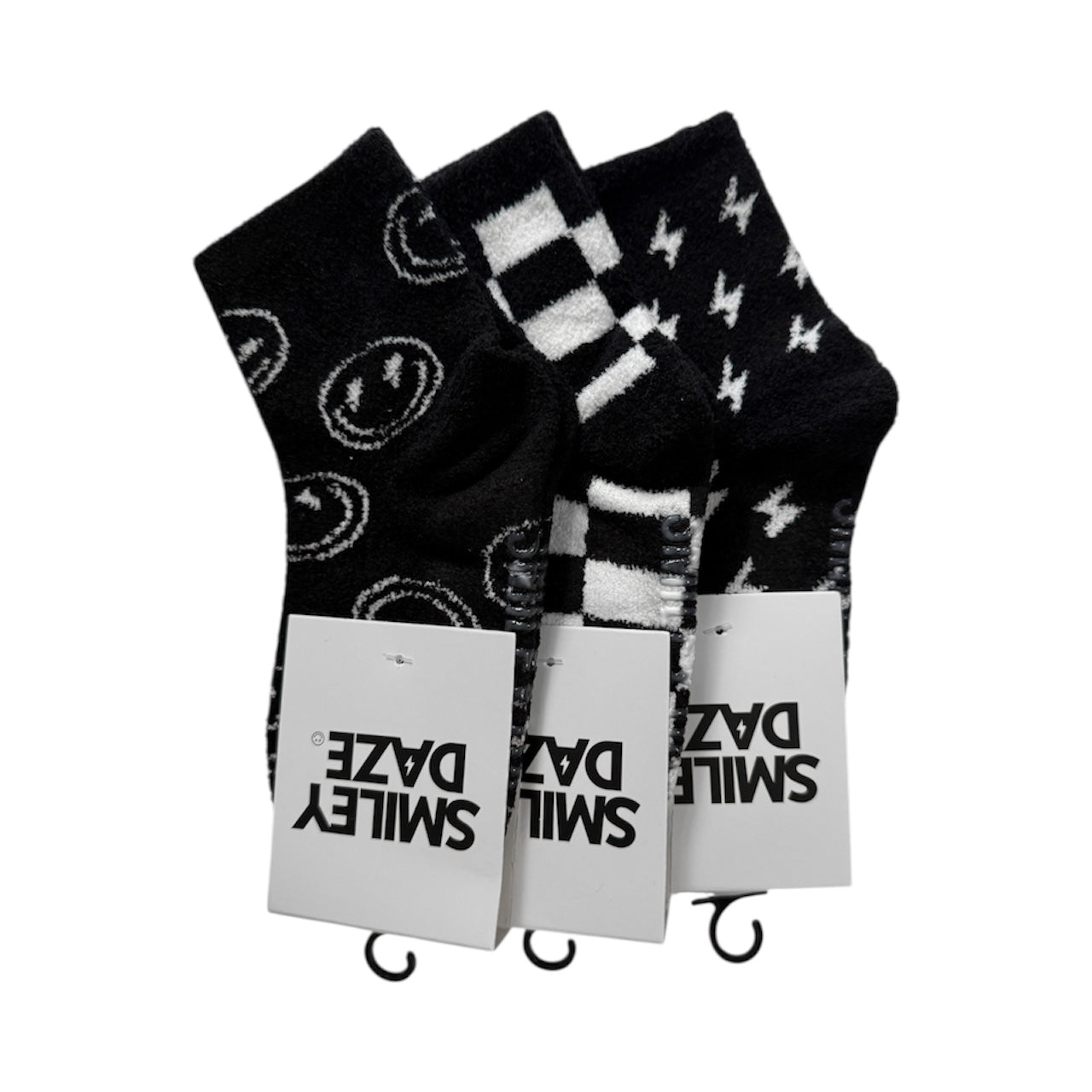 CHECKS • FUZZY SOCKS