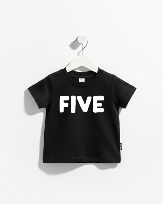 FIVE - Birthday Kids Tee