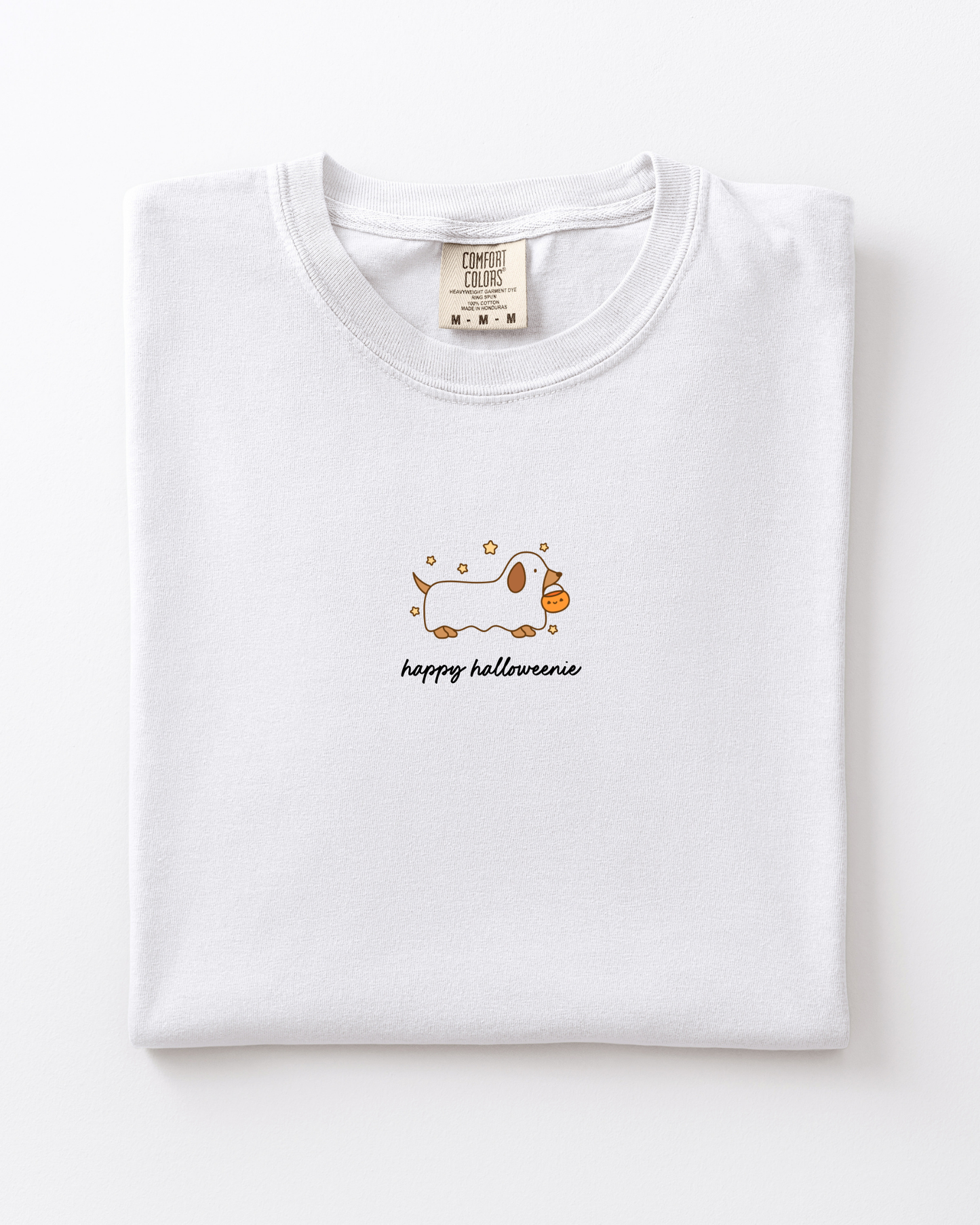 Happy HalloWEENIE Weenie Dog Tee