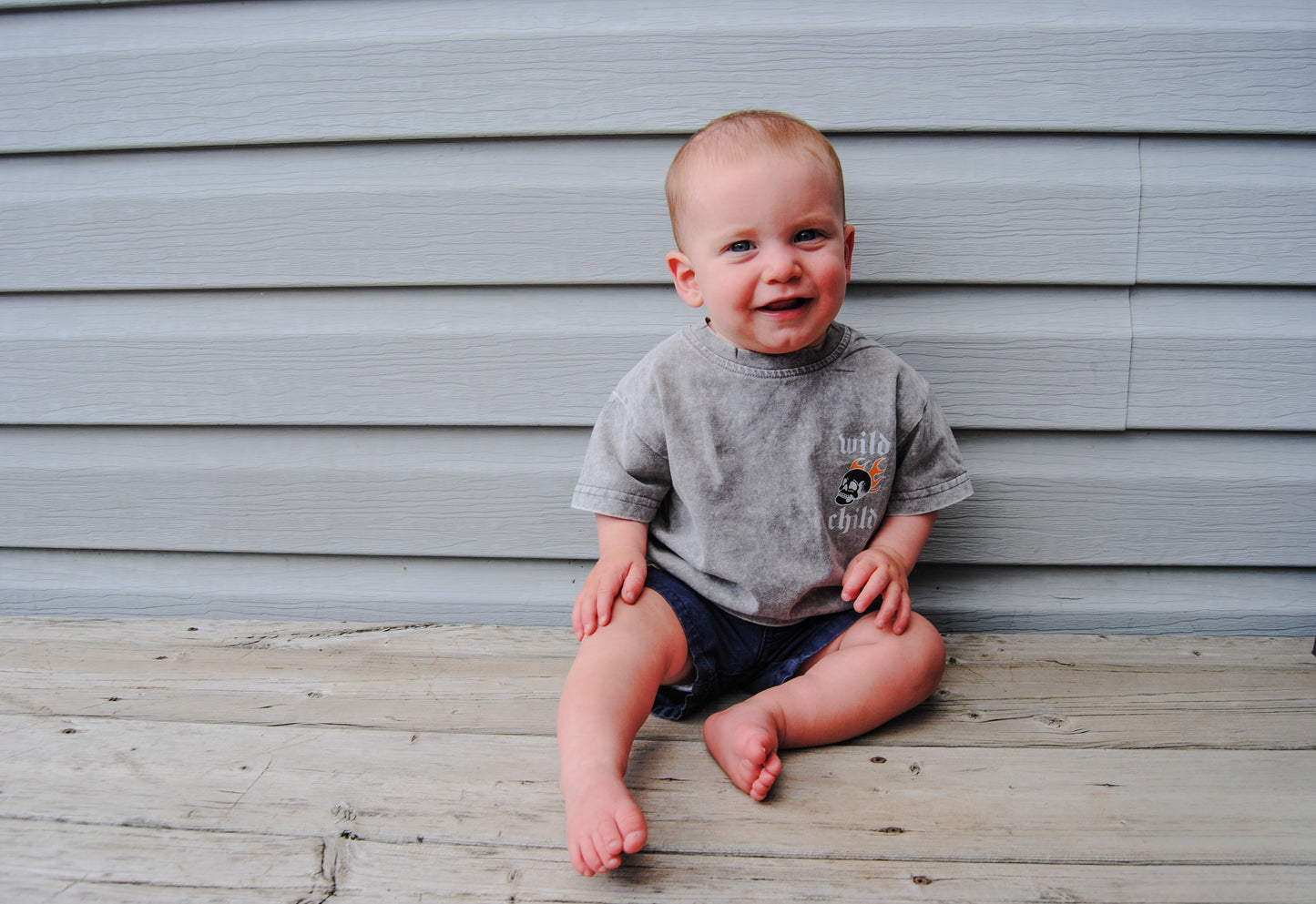 Wild Burn Acid Wash Tee