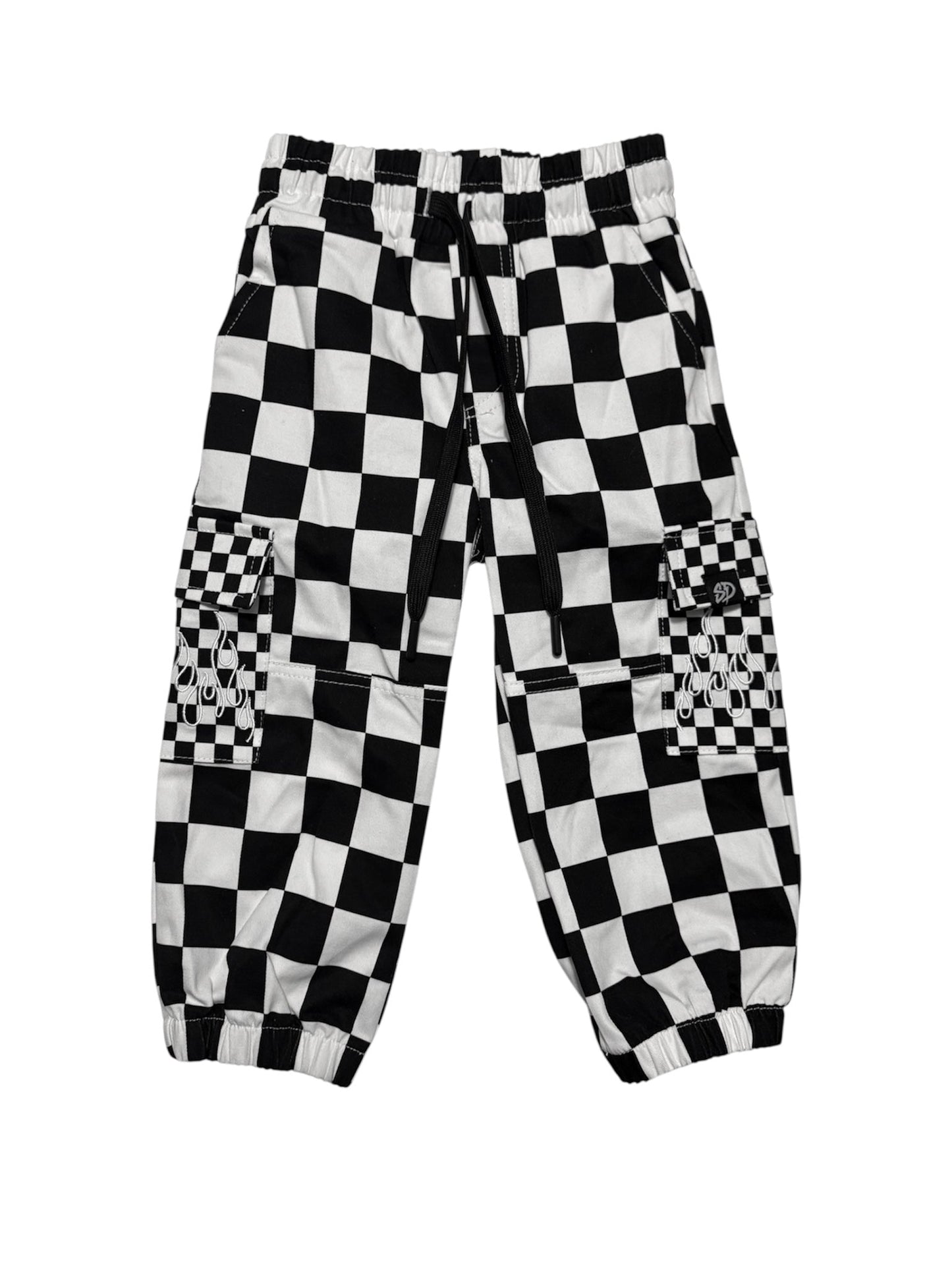 CHECK REMIX FLAME • CARGO JOGGERS