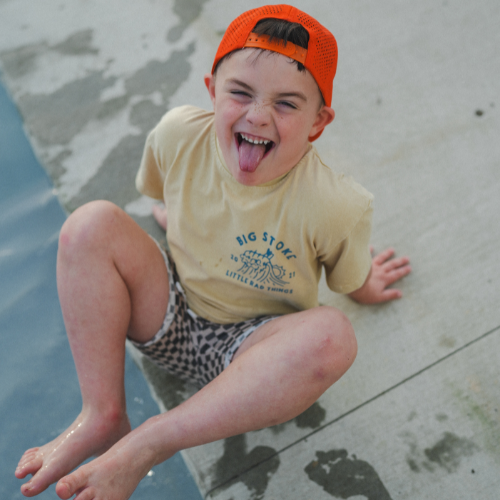 THE CLOUDBREAK TEE - YELLOW BEIGE