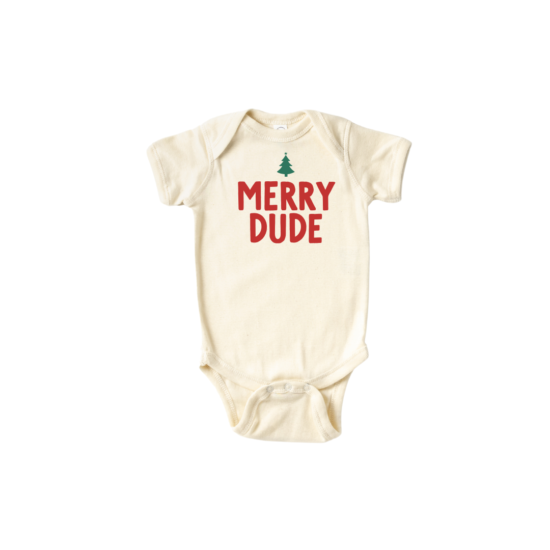 Merry Dude Tree Onsie